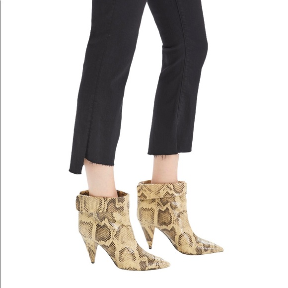 Mother jeans the insider step crop fray not guilty black size 28 - Picture 3 of 16